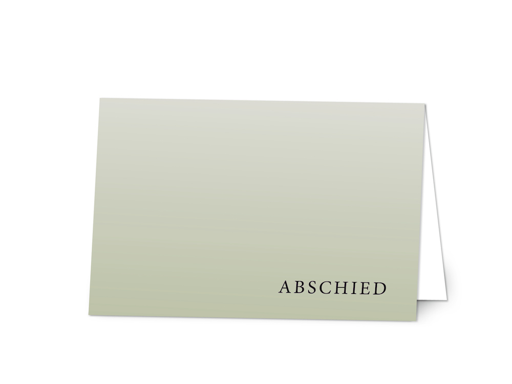 Darstellung einer vierseitigen Karte 4-seitig